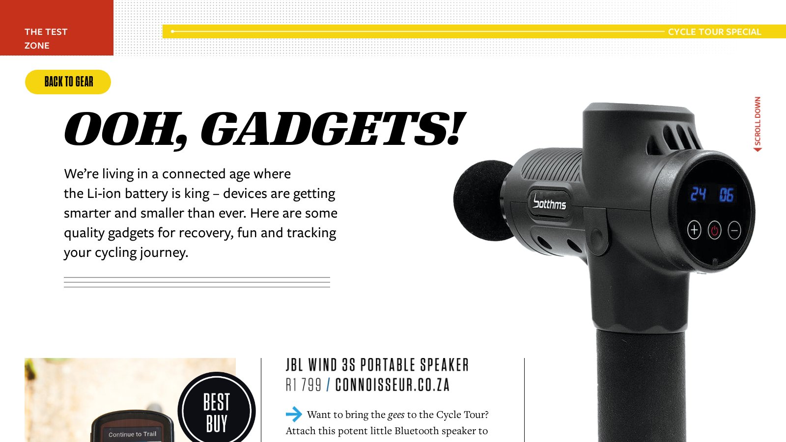 Gear Gadgets Cape Town Cycle Tour